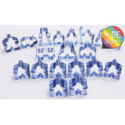 Carcassonne - Set de 19 Meeples Transparents