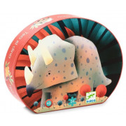 Puzzle silhouette - Téo le dino - 24 pièces